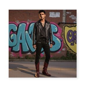 Vintage 80’s: Larry Mahan ★ Roper Cowboy Boot ★ Oxblood Cherry Mahogany ★ 11.5D